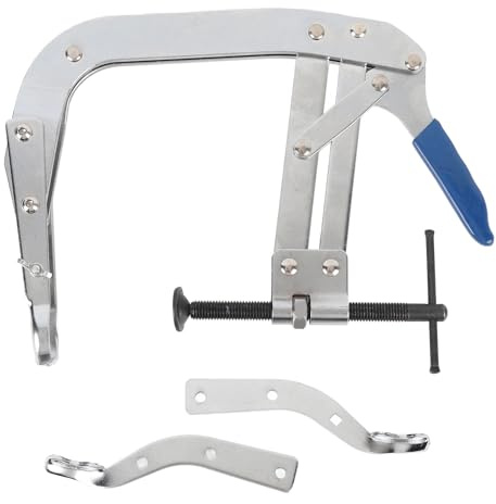 Tomotato Compressore per Molle delle Valvole in Acciaio Multifunzionale, Attrezzo Rimozione Molle Testa Cilindro Motore Auto Press Type 7,6 cm a 16,5 cm con Manico Ergonico per