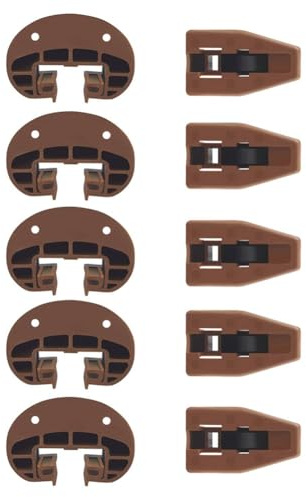 Agwuoetr Guide per Cassetti In Plastica 5 Paia con Rotelle per Guide per Cassetti Sottopiano per Accessori per Cassetti