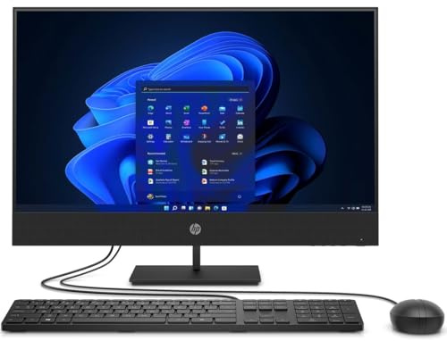HP ProOne 600 G4 All-in-One Desktop Computer, 21.5 FHD, Intel Core i5-8500, 8GB RAM, 256GB SSD, WiFi, Bluetooth, US QWERTY-Tastatur, Windows 11 Pro (Generalüberholt)