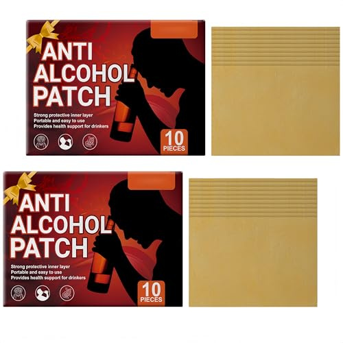 Patch,Patchs de soin corporel anti-alcool,Formule naturelle douce pour usage quotidien,Imperméable,Portable et facile à utiliser,Patch de prévention après consommation d'alcool (20 Pièce)