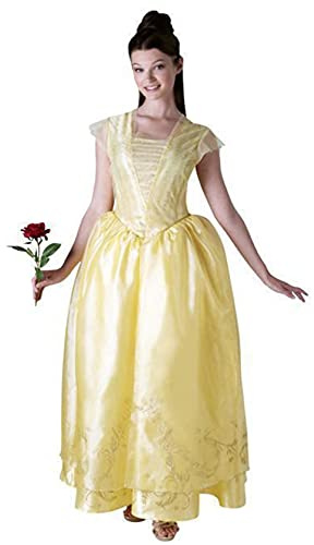 La Bella y la Bestia - Disfraz de Bella Deluxe para mujer, Talla M adulto (Rubie's 820451-M)