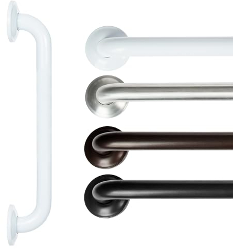 Vive Grab Bar for Bathtubs and Showers - Handicap Bathroom Safety Rail for Elderly - Wall Senior Handle for Tub, Toilet, Bath - Disability Assist Device Accessories Handrail