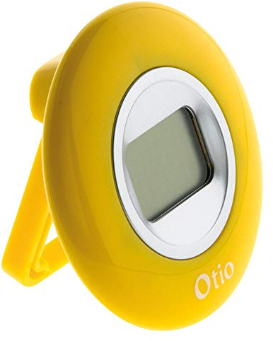 Thermomètre intérieur LCD - jaune - Otio