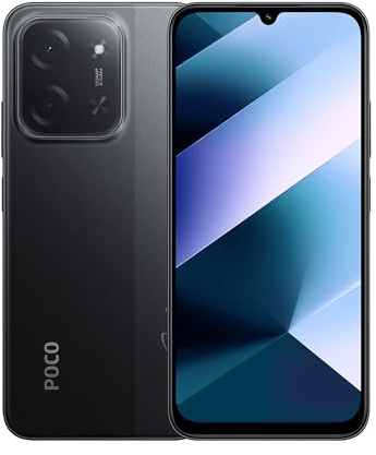 XIAOMI POCO C85 - Smartphone da 8+256GB, schermo Dot Drop da 6,9, processore Helio G81-Ultra, Camera da 50 MP, 33W HyperCharge, Caricatore non incluso, Nero