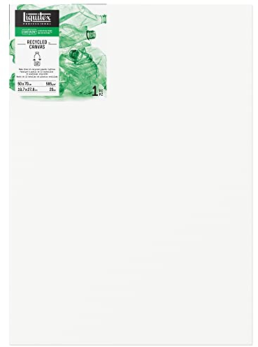 Liquitex 416050070 Recycled Keilrahmen, gefertigt aus 100% recyceltem Kunststoff, hochwertige Leinwand mit 565 g/m², FSC, 3-fach grundiert für Öl - & Acrylfarben - Traditional 50x70cm