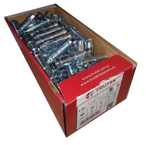 100x M10 RAWL Anker Dübel 16x60mm | Schwerlastanker für Mauerwerk & Beton | Bolzenanker für Kernbohrständer & Kernbohrgerät | Wiederverwendbarer Spindelbolzen | Profi Befestigungsset