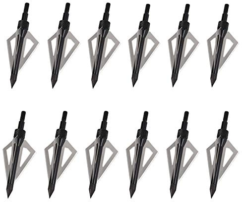 ELONG OUTDOOR 12 STÜCKE Pfeilspitzen Jagdspitzen für Armbrust Erwachsene Jagd, Pfeile für bogenschießen und Pfeil und Bogen Erwachsene, pfeilspitzen bogenschießen
