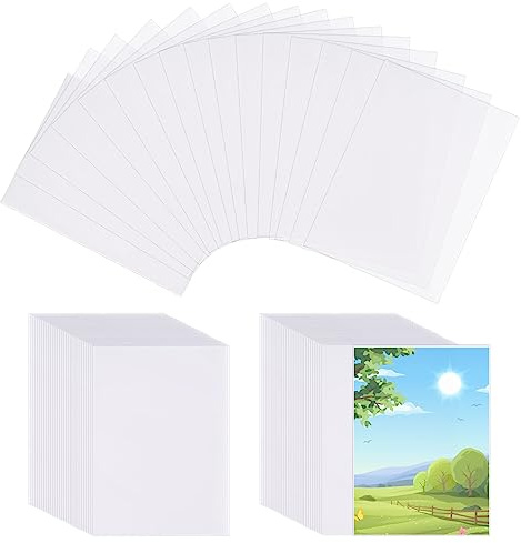 200 Stück Klare Kartenhüllen Sleeves, 6.4x9cm Sammelkarten Hüllen | Wasserdicht Karten Hüllen, Transparente Kartenhüllen, Karten Sleeves für Kpop Photocard, Karten