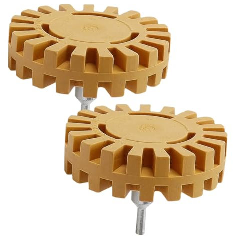 PRETYZOOM 2stücke Eraser Wheel Kleberentferner Für Aufkleber Und Farbe Für Auto Und Heimwerkeranwendungen Und Strapazierfähiges Material Einfache Handhabung
