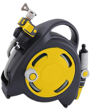 Zankie Avvolgitubo da giardino retrattile, Avvolgitubo automatico retrattile | Riavvolgimento automatico 'avvolgitore per tubo 'acqua - Avvolgitubo automatico portatile resistente al calore con di