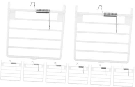 VANZACK 8pezzi per per Meccanismo Accessori per Gabbie Pappagalli e Piccioni Facile Installazione e Aggiuntiva