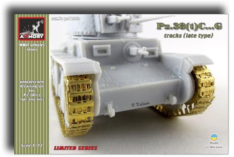 Armory AR-pe7235a 1/72 Pz.38(t) Ausf.C…G - Tracks Late