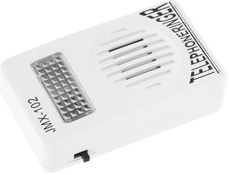 OSOLADY Amplificatore Suoneria Amplificazione Volume per Telefono Fisso Bianco in Pp Leggero e Migliorata Ricezione Chiamate per Uso Quotidiano