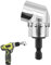 HELION 90 Degree Drill Adaptor, Right Angles Driver Angle Extender 105° Right Angle Drill Attachment, Flexible Drills Bit Extension with 1/4-inch Hex Shank Adaptor for Tight Corner Workspace