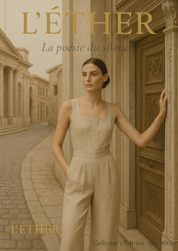 L'Éther: Coffee Table Magazine - A Model in Rome, Beige Old Money, Full-Content Decorative Aesthetic Copyright-Free Art Publication (Fake Magazines)