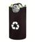 Lvjkes 82L Collecteur de Bouteilles, Poubelle Recyclage Réutilisable, Poignée en aluminium avec poignée souple, Détachable, pour cuisine, salle de bain, salon (Noir)