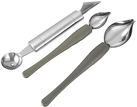 iplusmile 3pezzi Cucchiaio Per Salsa in Acciaio Strumento Per Caffè Cucchiaio Per Abbellimento Per Pittura Per Buffet e Ristoranti