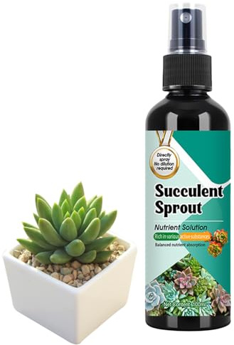 Fertilizante Líquido Para Cactus Y Plantas Verdes - Plantas De País Y Saco | Rocíe 100 Ml De Germinación De Refuerzo Con Lenta Liberación Para El Crecimiento, Propagación Cuidado De Las Macetas En M