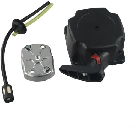 Volakebeing 66 mm pour traction à recul avec griffe et ligne de carburant, compatible avec débroussailleuse 49 cc 52 cc et pour débroussailleuse, pour remplacement de tondeuse à gazon en plastique