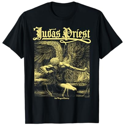 Judas Priest Sad Wings Album Square T-Shirt