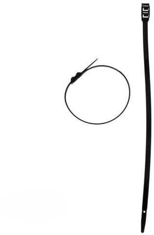 Lot de 50 colliers de câblage 9x 350mm - Noir - Zenitech