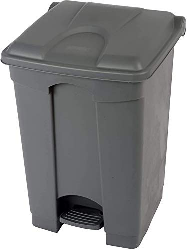 Chabrias Ltd 4 Pack 80 Litre Grey Step-On Waste Bin for Kitchen, Office, Medical, Clinical – Recycling Trash Can for Indoor/Outdoor, Home & Commercial Waste Disposal