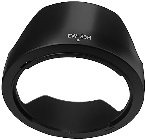 EW-83H Lens Hood Shade for Canon EF 24-105mm f/4L IS USM(Not for IS II USM),HUIPUXIANG 77mm Digital Tulip Flower Lens Hood