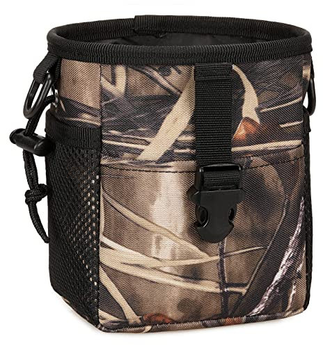 Huntvp Custodia Tattica per Fionda, Uomo Marsupio Sportivi per Proiettili per Fionda Grande, Borsa da Cintura per Munizioni per Fionda, Molle Pouch per Strumento All'aperto, marrone camo