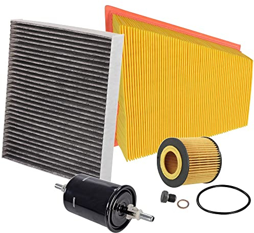 ATEC Germany Inspektionspaket Filterset mit 1x Ölfilter, 1x Luftfilter, 1x | Kompatibel mit: VW FOX Schrägheck, POLO