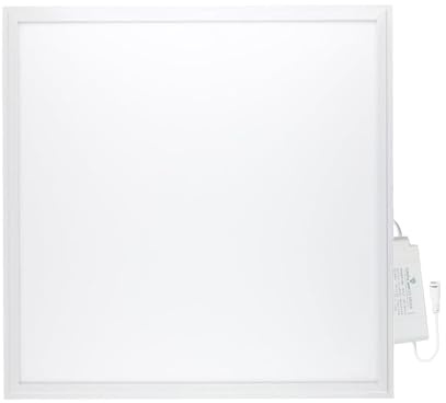Europalamp – Pack de 6 paneles LED - 60 x 60 cm - 40 W - blanco neutro - 4000 K - 4000 lúmenes - alta luminosidad - adaptación a falsos techos sin modificaciones