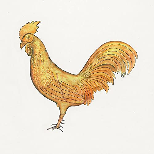 Cock Weather Vane Poster Print - Chickens (24 x 24)