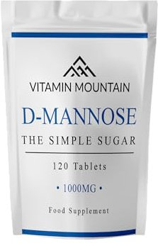 D-mannose Powder 100g Pouch | Vegan, Vegetarian & Kosher Friendly | Non GMO | No Additives, Lab Tested - Vitamin Mountain