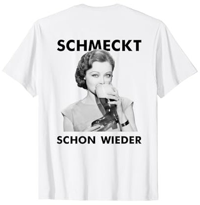 SCHMECKT SCHON WIEDER X Bierstiefel Retro Bier - BACKPRINT T-Shirt