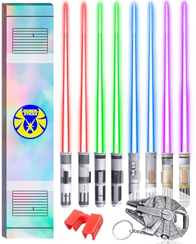 Lightsaber Lightsaber Chopsticks with LED Light | Star Wars Lightsaber Chopsticks with LED Light | Mini Lightsaber Chopsticks for Adults | Cool LED Lightsaber Chopsticks | Chopsticks