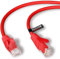 rhinocables CAT 6 High-Speed Gigabit Ethernet Cable - Patch Network Lead for LAN| Snagless UTP With LSZH Jacket | RJ45 Connector - Internet, Router, Modem, Smart TV, PC & More (5m, Red, Pack of 3)