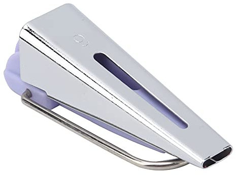 Leapiture Tape Maker Schrägband-Werkzeug-Set, Quilt-Werkzeug-Set, Saum-Werkzeug-Set, 5 Größen, Stoff-Schrägband-Maschinen-Set zum Nähen und Quilten von Stoffen (9mm lila)