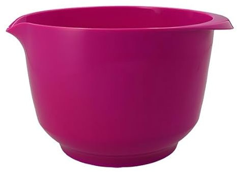 Birkmann, Rühr- und Servierschüssel, Electric Pink, 20×24×14 cm – 3L, recycelbarem PET, kratzbeständig, spülmaschinen- und mikrowellengeeignet