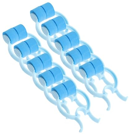 HAPINARY 16 Pinzas para Detener Hemorragias Nasales y Ejercicios Respiratorios, Material Pom y Eva, Práctico Set de 16 Piezas para Uso en Viaje y Actividades al Aire Libre