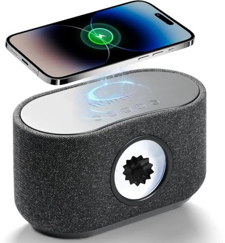 Altoparlante a Fluido Magnetico, Altoparlante Bluetooth a 360 ° Surround Touch, Altoparlante visivo Audio ferrofluido con Funzione di Ricarica da 15 W, Sistema Audio Home Theater per Home TV Computer