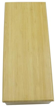 Durlo Boîte à couverts en bois avec couvercle (27 x 11 x 6,5 cm) – Rangement de style japonais pour cuillères, baguettes et couverts (plan de travail de cuisine)