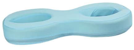 Ronyme Oreiller perçant Les Oreilles avec 2 Trous, Housse Lavable, Ergonomique, Doux, Polyvalent, Portable, Support de Cou, Oreiller pour dormeurs latéraux