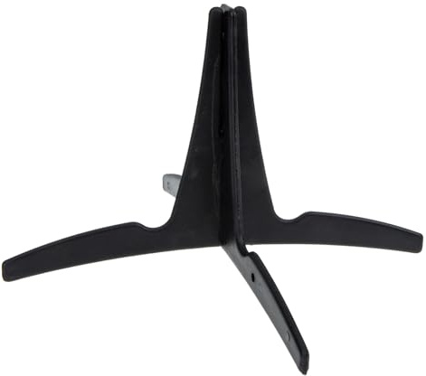 AKOOSY Soporte en Clarinete para Plástico Portátil y Oboe Negro Patas de Cuatro Patas, Desmontable Antideslizante Uso Interiores y Exteriores