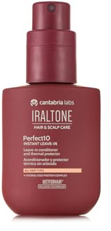 Cantabria Labs - Iraltone Perfect10 Leave-In - 150 ml - Acondicionador Sin Aclarado - Protector térmico - Refuerza la fibra capilar