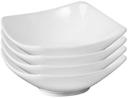 Westmark Cuencos de cerámica, Cuadrados, Pequeños, Dimensiones: 7,4 x 7,4 x 2,5 cm, Cerámica, Tapas + Friends, Blanco, 6975224B