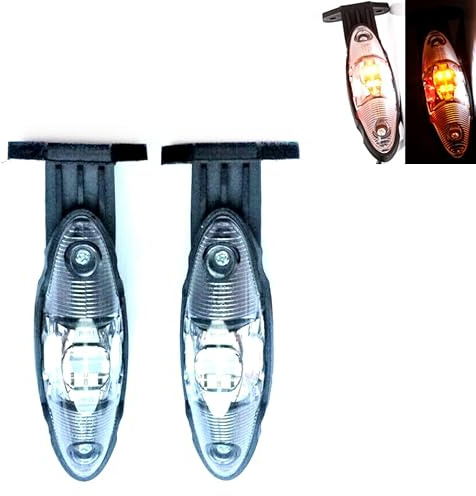 Fristom MelTruck® 2x LED Begrenzungsleuchte Umrissleuchte Rot Weiß Gelb Seitenleuchte E9 Anhänger