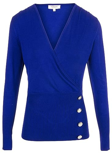 Morgan 182-mojo.n Sweater Femme,Ultra Bleu,XS