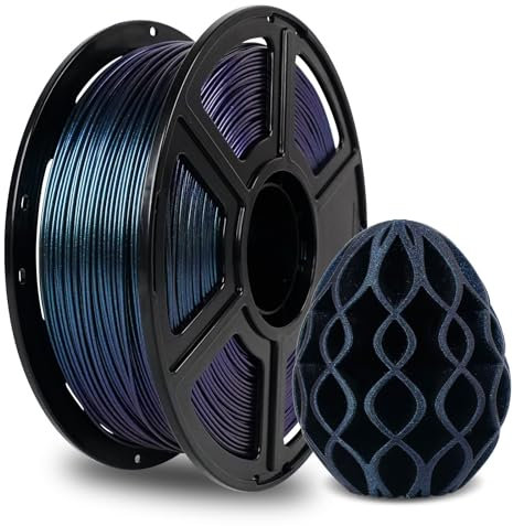 FLASHFORGE PLA 3D-Druckerfilament 1,75 mm - 1 kg Chamäleon-Farbwechsel (Gebranntes Titan) - Hochpräzises & Umweltfreundliches Filament