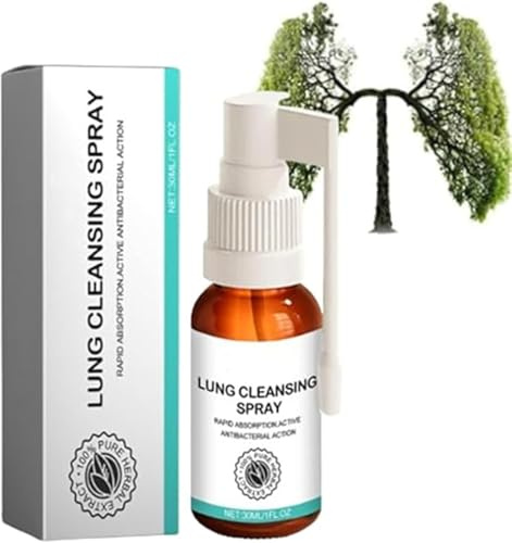 Lung Cleansing Spray, Lungenreinigungsspray, Lungenreinigung Spray, Leistungsstarke Lungenunterstützung und Reinigung (1pcs)