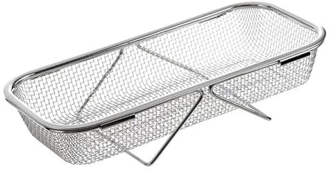 Stainless Steel Dish Drainer Basket, Expandable Sink Drying Rack for Household Utensils with Adjustable Length and, Effective Drainage Design for Quick Drying (S)