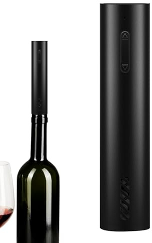 Apribottiglie di vino elettrico,Apribottiglie di vino automatico - Apribottiglie di vino con cavatappi elettrico,Apri vino con estrazione di sughero, cavatappi automatico per vino rosso champagne